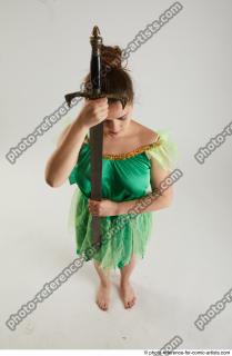 KATERINA STANDING POSE WITH SWORD